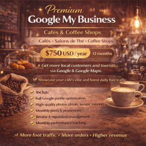 Premium Google My Business Offer – Cafés & Coffee Shops