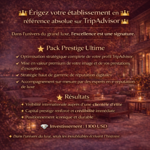 Érigez votre établissement en référence absolue sur TripAdvisor