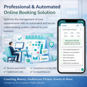 Professional Automated Online Booking System for Businesses