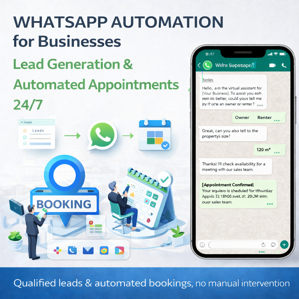 WhatsApp Automation for Businesses – Lead Generation & Automated Appointments