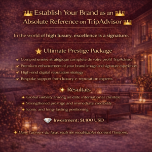 Establish Your Brand as an Absolute Reference on TripAdvisor