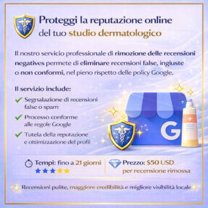 Proteggi la reputazione online del tuo studio dermatologico