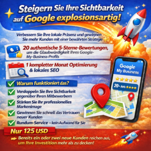 Steigern Sie Ihre Sichtbarkeit auf Google explosionsartig!