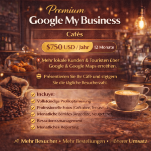 Premium Google My Business Angebot – Cafés