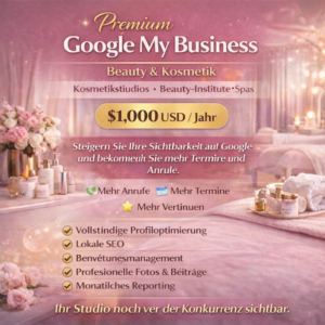 Premium Google My Business Angebot – Beauty & Kosmetik