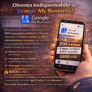 Diventa indispensabile su Google My Business!