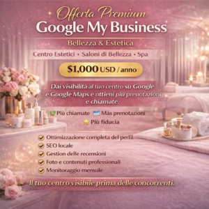 Offerta Premium Google My Business – Bellezza & Estetica