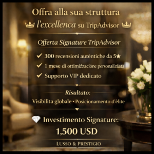 Offra alla sua struttura l’eccellenza che merita su TripAdvisor.