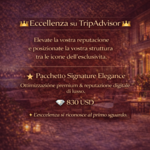 Inserite la vostra struttura tra le icone di eccellenza su TripAdvisor
