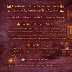 Positionieren Sie Ihr Unternehmen als absolute Referenz auf TripAdvisor