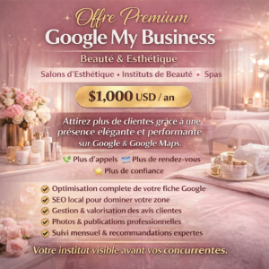 Offre Premium Google My Business – Beauté & Esthétique