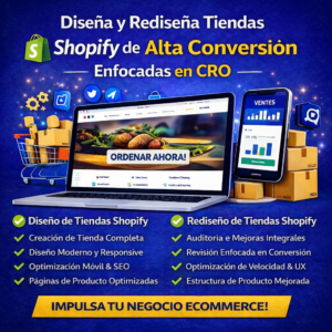 Diseño Premium de Tiendas Shopify Dropshipping y Branding Profesional