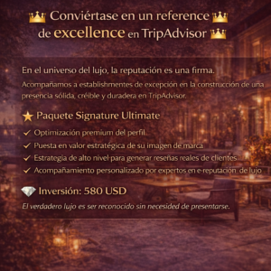 Conviértase en un referente de excelencia en TripAdvisor