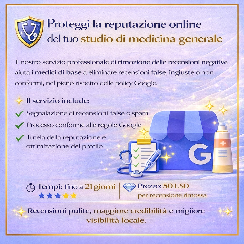 Proteggi la reputazione online del tuo studio di medicina generale