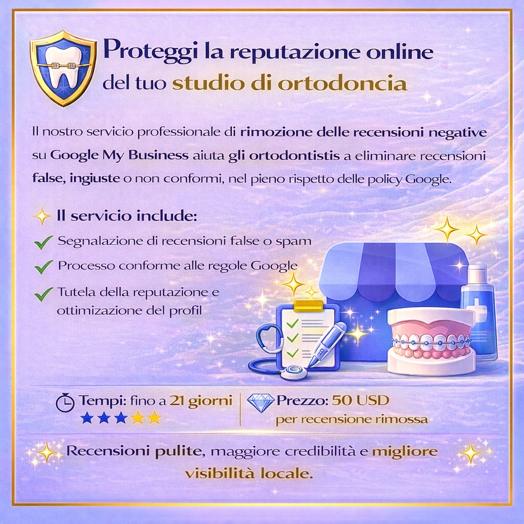 Proteggi la reputazione online del tuo studio di ortodonzia