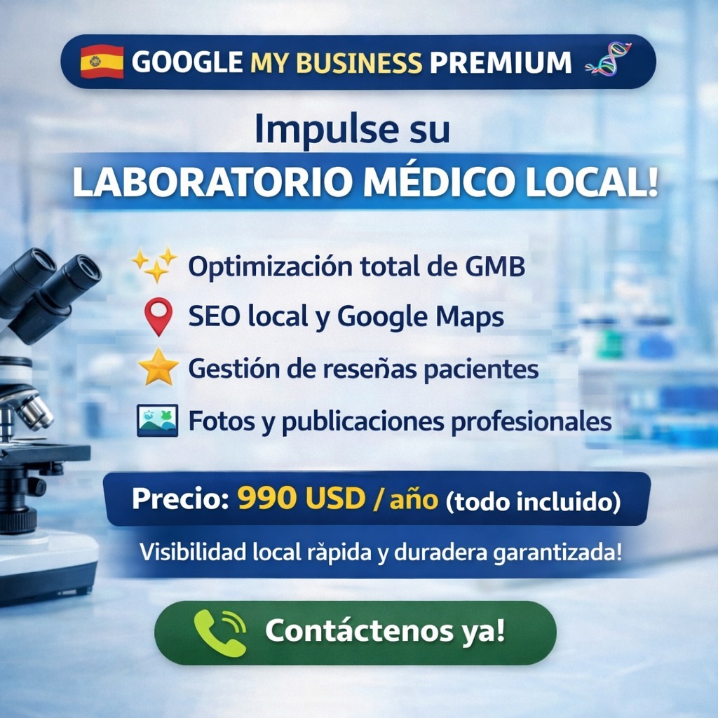 Mejore la visibilidad local de su laboratorio médico