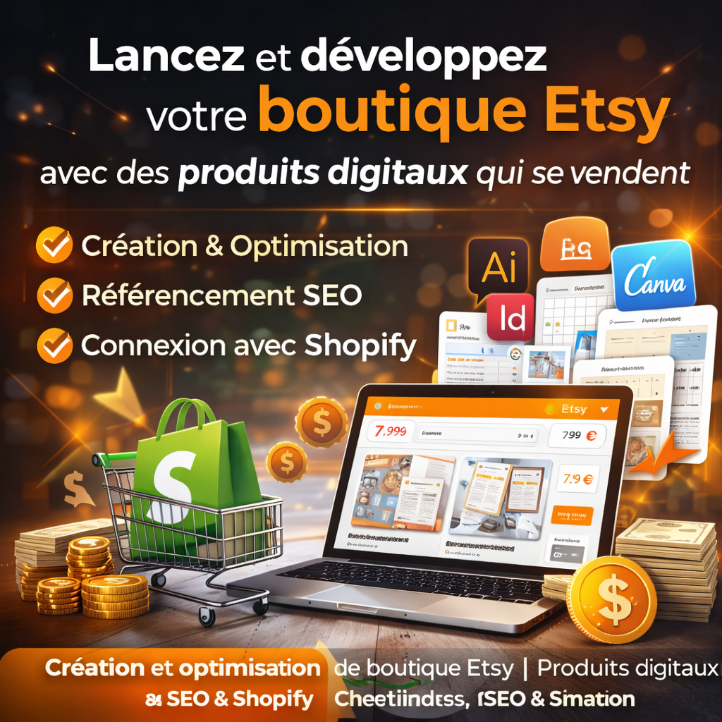 développez votre boutique Etsy avec des produits digitaux