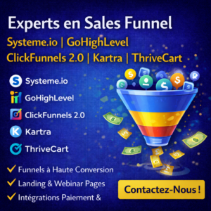 Expert en Tunnel de Vente & Sales Funnel à Haute Conversion