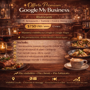 Offerta Premium Google My Business – Ristoranti