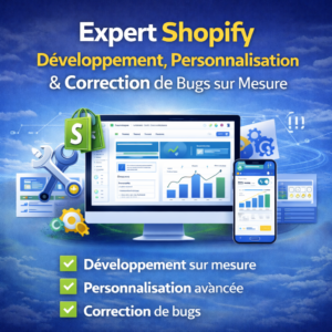 Correction de Bugs et Développement Shopify Personnalisé