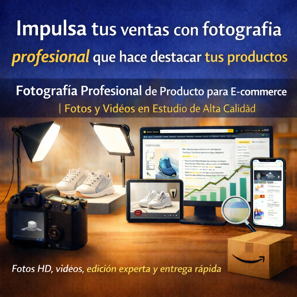 Impulsa tus ventas con fotografía profesional que hace destacar tus productos