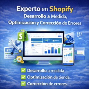 Servicios de Desarrollo y Corrección de Errores en Shopify
