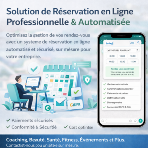 Création de Site de Réservation Automatisé pour Entreprises