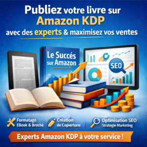 Publiez votre livre sur Amazon KDP avec des experts et maximisez vos ventes