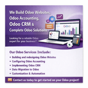 Odoo Website Development, ERP, CRM & Accounting Setup
