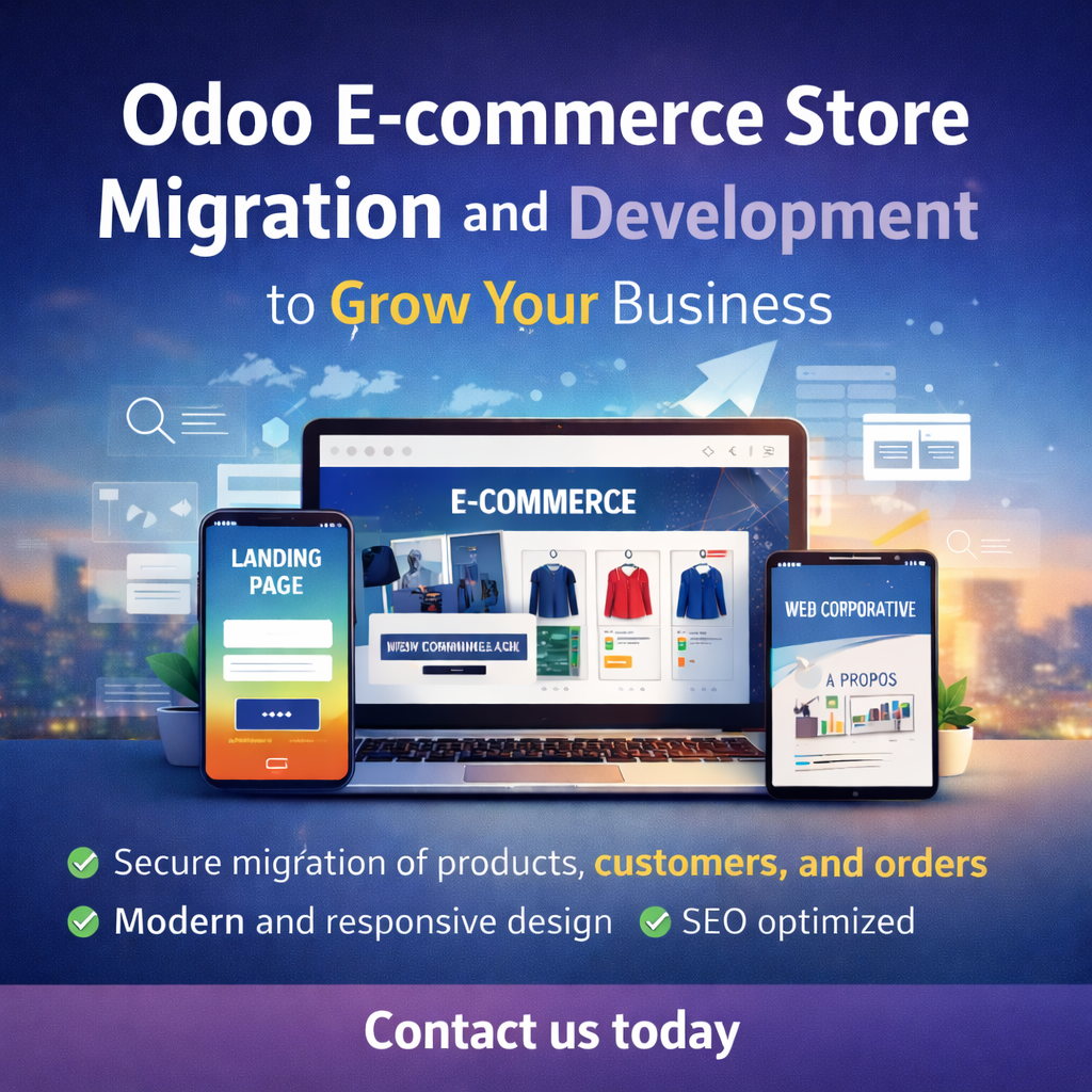 Odoo E-commerce Store Migration and Development to Grow Your Business