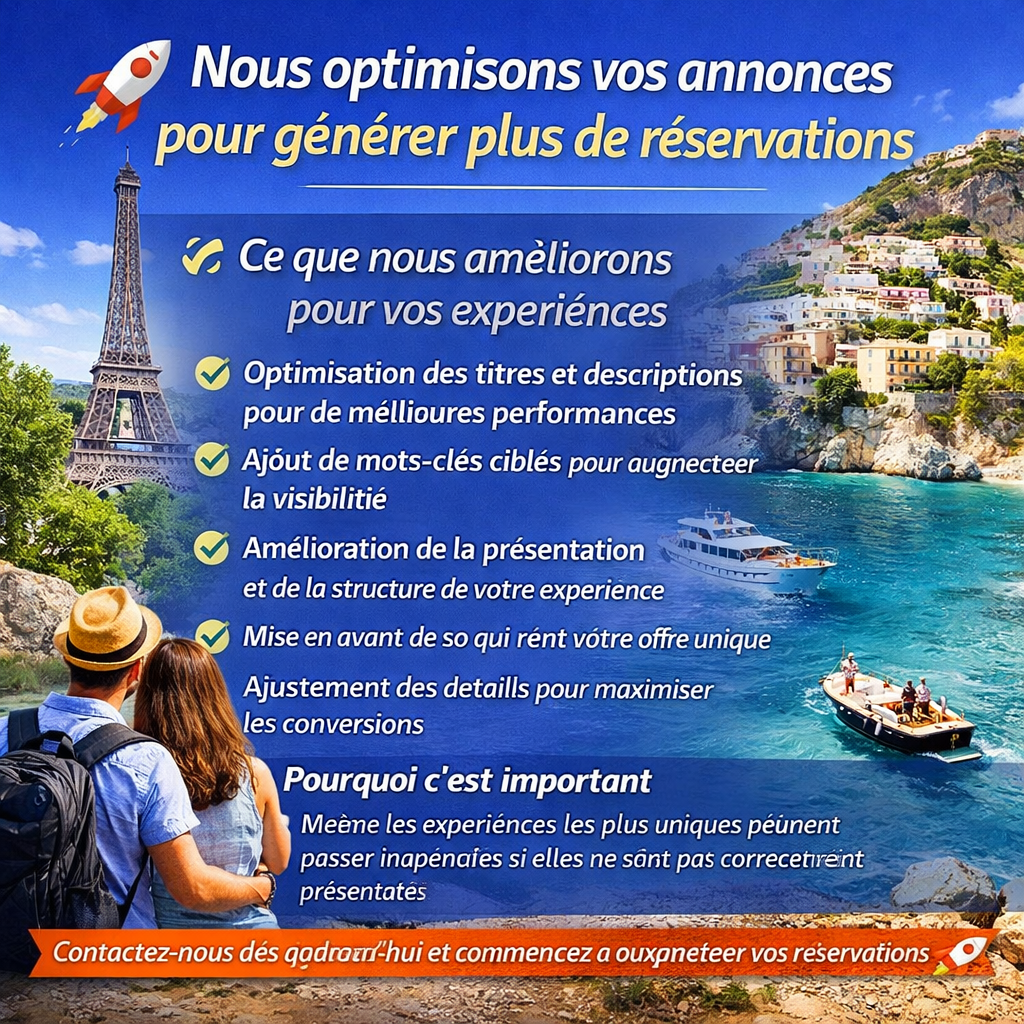 Transformez vos annonces en aimants à réservations