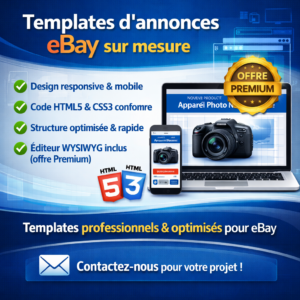 Boostez vos ventes eBay avec un Template Professionnel