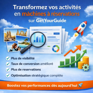 Transformez vos activités en machines à réservations sur GetYourGuide