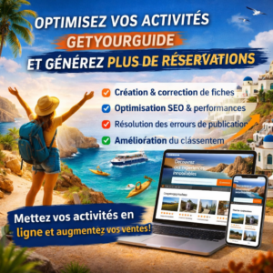 Optimisez vos activités GetYourGuide et générez plus de réservations