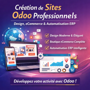 Création de Sites Odoo Professionnels Design, eCommerce et Automatisation ERP
