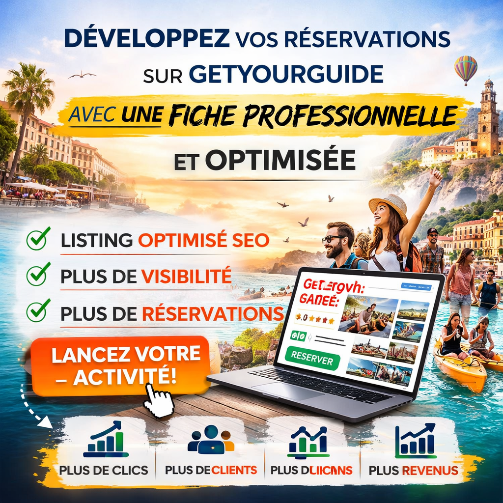 Publier et optimiser votre activité sur GetYourGuide