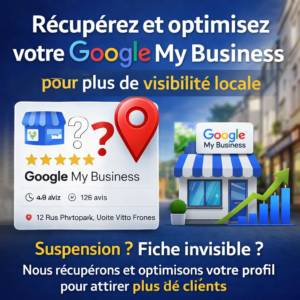 Récupérez et optimisez votre Google My Business pour plus de visibilité locale