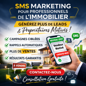 Service de SMS Marketing pour Professionnels de l’Immobilier