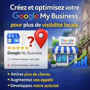 Créez et optimisez votre Google My Business pour plus de visibilité locale