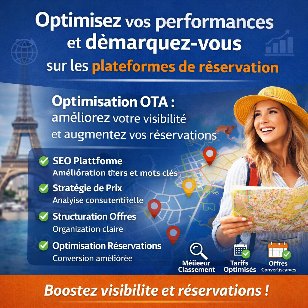 Optimisez vos performances et démarquez-vous sur les plateformes de réservation