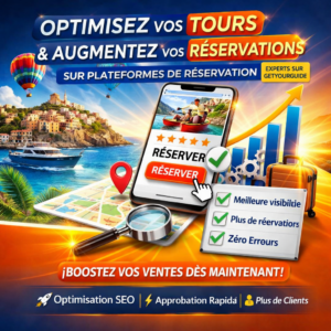 Optimisez vos tours et augmentez vos réservations sur les plateformes de réservation