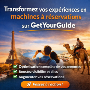 Transformez vos expériences en machines à réservations sur GetYourGuide