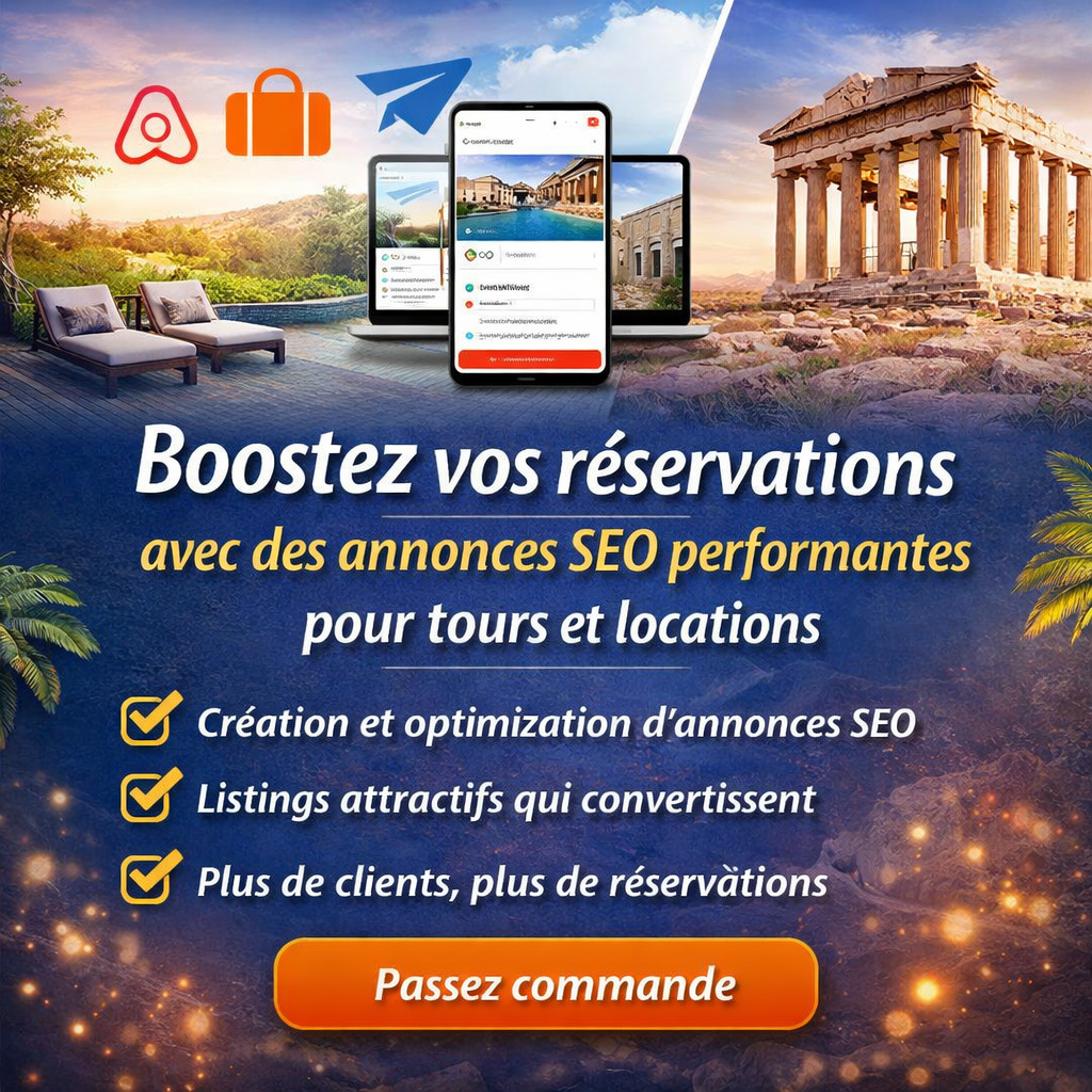 Boostez vos réservations avec des annonces SEO performantes pour tours et locations