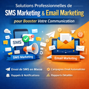 Solutions Professionnelles de SMS Marketing et Email Marketing pour Booster Votre Communication