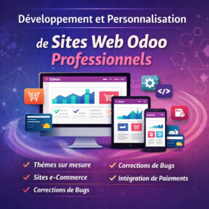 Création & Personnalisation de Sites Odoo Professionnels