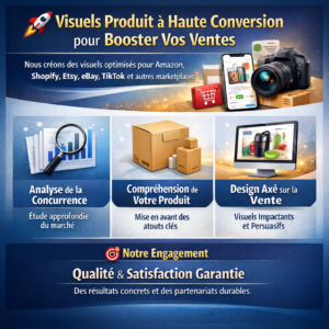 Visuels Produits E-commerce à Haute Conversion