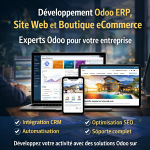 Développement Odoo ERP, Site Web et Boutique eCommerce