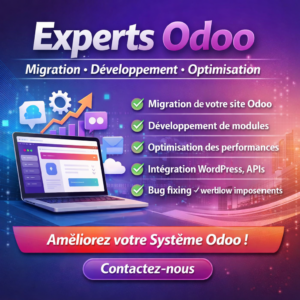Migration Odoo, Développement de Modules ; Optimisation de Site Odoo