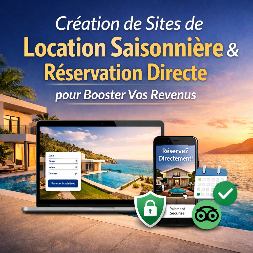 Création de Sites de Location Saisonnière Réservation Directe pour Booster Vos Revenus