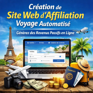 Création de Site Web d’Affiliation Voyage Automatisé